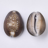 Natural Cowrie Shell Links connectors SSHEL-N034-25-3