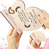 Wooden Heart Table Decorations DJEW-WH0017-006-5