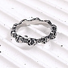 Skull Titanium Steel Rings for Men PW-WG56FBD-02-3