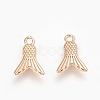 Brass Charms KK-F784-31G-NF-2