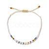 Miyuki Seed Beads & Shell  Braided Bead Bracelets BJEW-C061-02-1