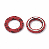Cloth Fabric Covered Linking Rings WOVE-N009-06A-2