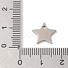 Non-Tarnish 201 Stainless Steel Charms STAS-E217-01P-3