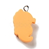 Opaque Resin Pendants RESI-G043-E03-3