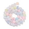 Macaron Color Natural Selenite Beads Strands G-Q162-A01-02A-02-3