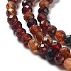 Natural Garnet Beads Strands G-J400-E13-02-4
