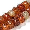 Natural Red Agate Beads Strands G-G142-A17-01-2