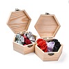 Wooden Storage Boxes OBOX-WH0004-06-5