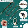 Adjustable PU Leather Bag Strap Chains AJEW-WH0419-50B-4