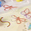 DIY Butterfly Pendant Keychain Making Kits DIY-TA0004-50-25