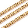 Vacuum Plating 304 Stainless Steel Cuban Link Chains CHS-G010-02G-1