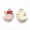 Eco-Friendly Zinc Alloy  Pendants ENAM-R051-08-03G-NR-2