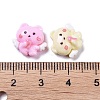 Opaque Cute Animal Resin Decoden Cabochons RESI-B024-02A-3