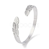 Non-Tarnish 304 Stainless Steel Open Cuff Bangles for Women BJEW-C071-10P-1