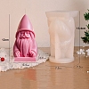 3D Christmas Santa Claus DIY Silicone Candle Molds PW-WG72797-07-1