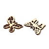 50Pcs Hollow Unfinished Wood Butterfly Shaped Cutouts Ornament WOCR-PW0003-07-2