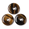 Natural Tiger Eye Pendants G-F524-H08-1