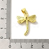 Brass Micro Pave Cubic Zirconia Pendants KK-Z042-04G-02-3