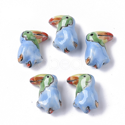 Handmade Porcelain Beads X-PORC-N004-26A-1