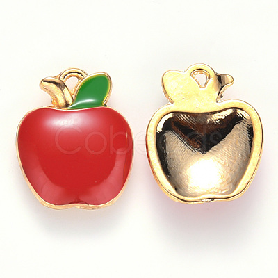 Alloy Enamel Charms X-ENAM-S121-056-1