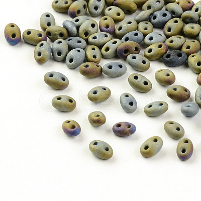 2-Hole Seed Beads GLAA-R159-M602-1