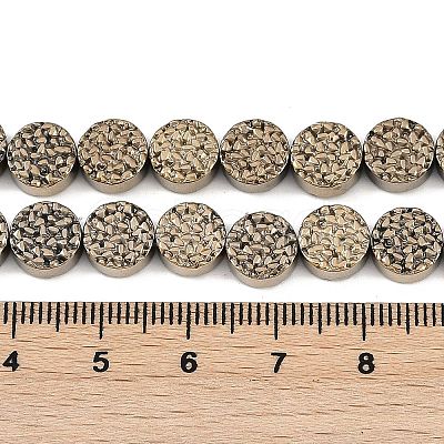 Electroplated Synthetic Non-magnetic Hematite Beads Strands G-H072-F01-01A-1