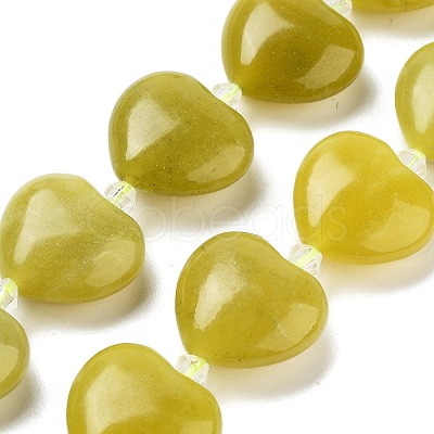 Natural Lemon Jade Beads Strands G-C150-A03-01-1