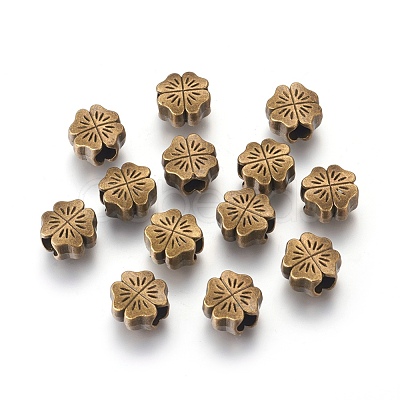 Tibetan Style Alloy European Beads X-PALLOY-14467-AB-FF-1