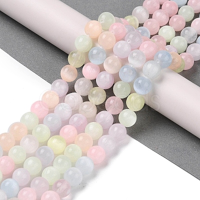 Macaron Color Natural Selenite Beads Strands G-Q162-A01-02B-02-1