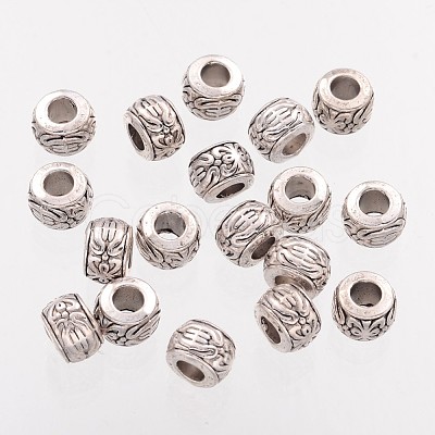 Rondelle Tibetan Style Spacer Beads AB793-NF-1