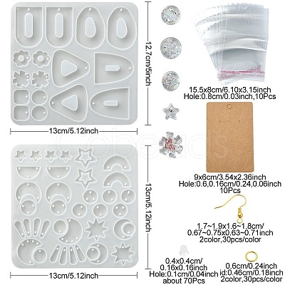 DIY Earring Making Kit DIY-YW0008-53-1