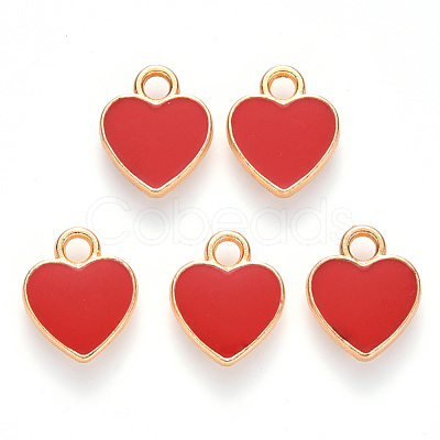 Alloy Enamel Charms X-ENAM-S121-041-1