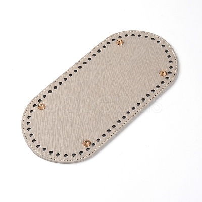 PU Leather Oval Bottom X-FIND-WH0072-78-1