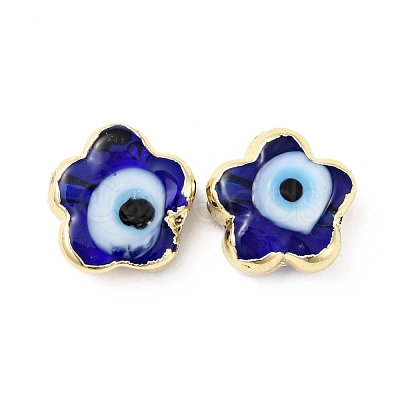 Handmade Evil Eye Lampwork Beads LAMP-G151-01G-05-1