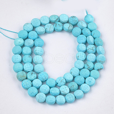 Synthetic Turquoise Beads Strands G-S354-26-1