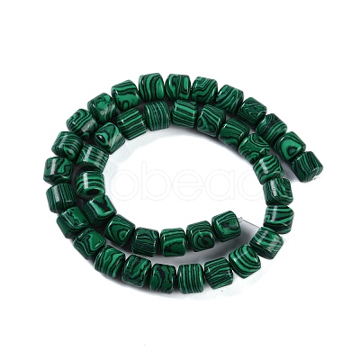 Synthetic Malachite Beads Strands G-L604-E04-01-1