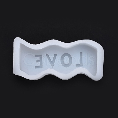 Wavy Letter Silicone Candle Mold DIY-Z015-01-1