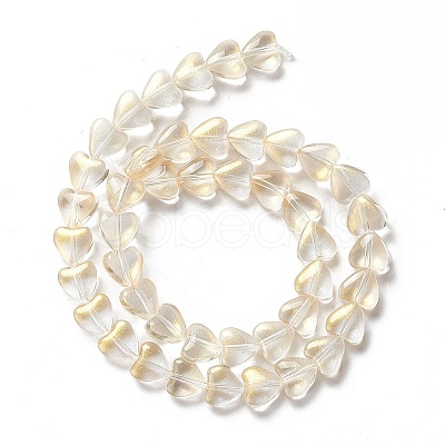 Transparent Glass Beads Strand GLAA-F112-01C-1