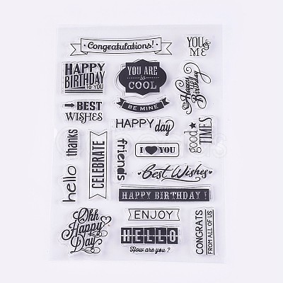 Silicone Stamps X-DIY-L010-Y47-1