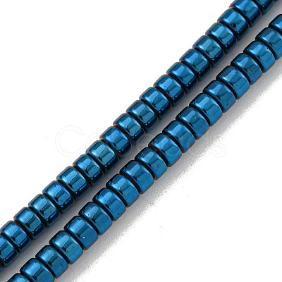 Electroplated Synthetic Non-magnetic Hematite Beads Strands G-K361-A03-01-1