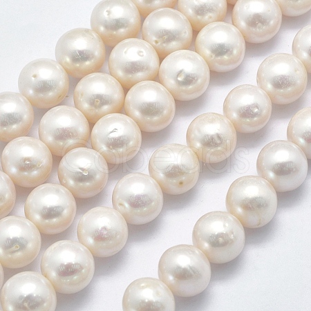 Grade AAA Natural Cultured Freshwater Pearl Beads Strands PEAR-K003-02A-1