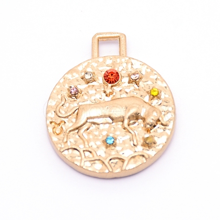 Alloy Colorful Rhinestone Pendants PALLOY-WH0081-54D-1