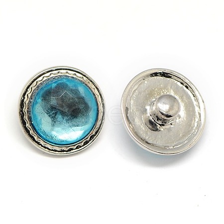 Alloy Resin Buttons SNAP-A047-10P-NR-1