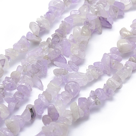 Natural Amethyst Beads Strands G-P332-40-1