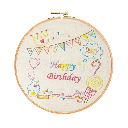 Embroidery Starter Kits DIY-P077-031-1