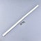 PU Leather Bag Handles, with Iron Rivets, for Purse Handles Bag Making Supplie, White, 60x1.85x0.35cm, Hole: 3mm