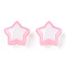 Two Tone Opaque Acrylic Beads, Imitation Jelly, Star, 17x18x10mm, Hole: 3.8mm, about 357pcs/500g