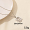 Stainless Steel Spiral Pendant Necklaces, Cable Chain Necklaces