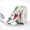 Christmas Theme Polyester Grosgrain Ribbon, Garment Accessories, Mixed Color, 1 inch(25mm)