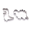 Stainless Steel Mixed Dinosaur Shaped Cookie Candy Food Cutters Molds DIY-H142-09P-2